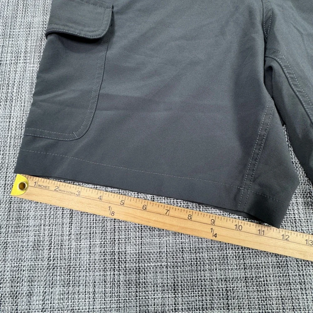PGA Tour Men's 38 Gray Cargo Golf Shorts Stretch Performance Activewear Pockets